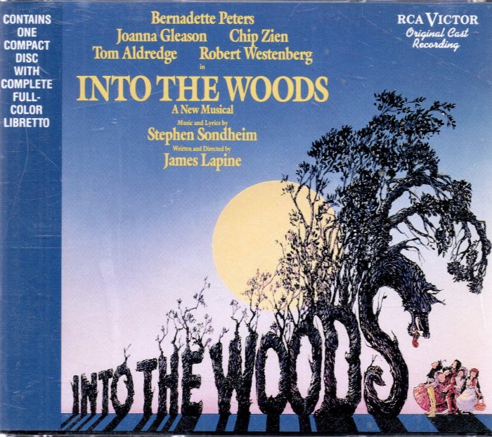 金卡價318 INTO THE WOODS 拜訪森林/魔法黑森林 音樂劇原聲帶 單CD舊美版 附中文解析 再生工場02