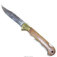 珍珠林~經典工藝限量商品~德國製專業小刀.攜帶型原木柄折合刀#271