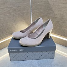 ＝86號店=預購德國MARCO TOZZI 細絨布材質 久站不累脚 舒適簡單 跟高2-7公分 女跟鞋 如圖色