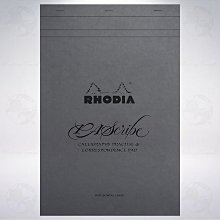 法國 RHODIA Touch Paul Antonio 聯名上掀式書法練習本: 灰色