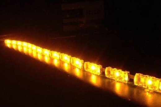 ◇光速LED精品◇ 50CM 45LED SMD 轉向燈 淚眼燈 黃白雙色 直購999元~