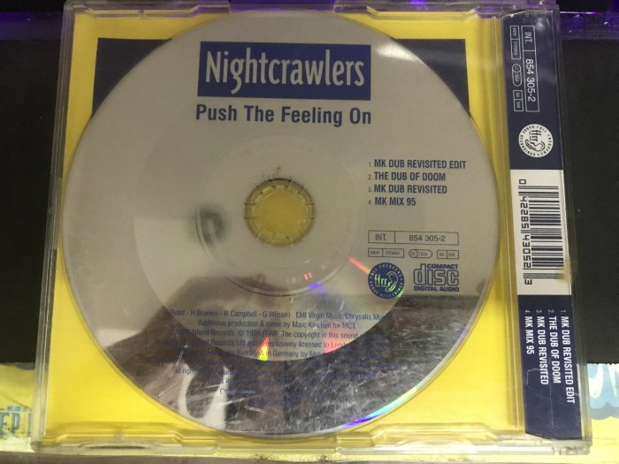 *還有唱片行三館*NIGHTCRAWLERS / PUSH THE FEELING ON 二手 ZZ12387(競標)