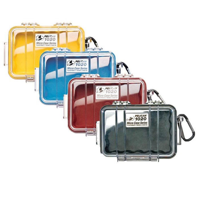 美國派力肯 PELICAN 1020 微型防水氣密箱 黑藍黃紅 4色選1 攝錄影器材保護 公司貨