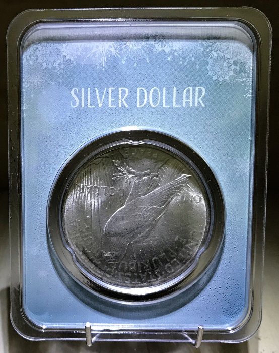 «自由銀»1923 Peace Silver Dollar Snowy Birds BU 和平銀元雪鳥銀幣 #273