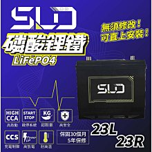 SLD 磷酸鋰鐵電池 D23L/R 75AH 90AH汽車電瓶 怠速熄火 RAV4 奧德賽 森林人