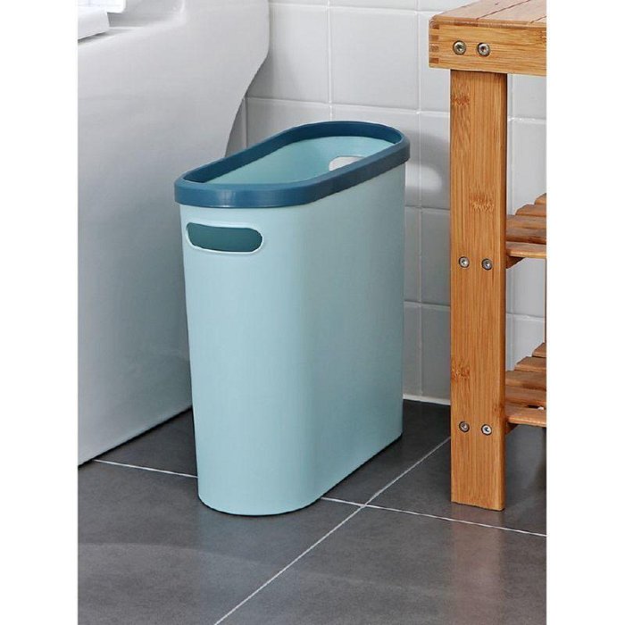 ‹網紅垃圾桶› 夾縫 垃圾桶 衛生間13cm窄小縫隙家用廚房長方形垃圾簍廁所  紙簍  小號