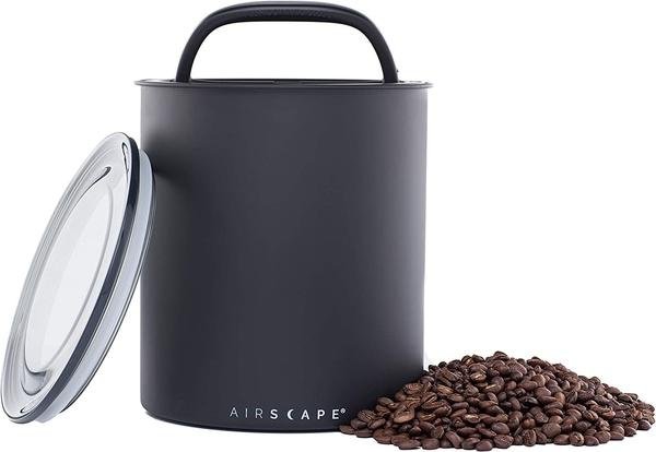 【日本代購】Airscape 咖啡豆密封罐 容量2.2磅 黑色