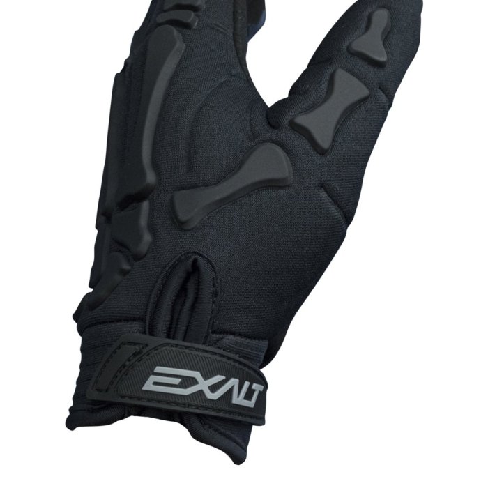 [三角戰略漆彈] EXALT DEATH GRIP GLOVE 防護手套 - 黑 ( 漆彈裝備,生存護具,人身部品)