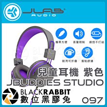 數位黑膠兔【 JLab JBuddies Studio 兒童耳機 紫色 】 耳機 記憶海綿 耳罩式 麥克風 平板 電腦