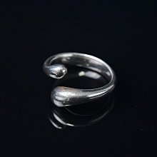 《玖隆蕭松和 挖寶網A》A倉 925 精品品牌 可調式 水滴 銀戒 戒指 重約 7.7g (14676)