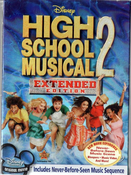 歌舞青春 2 High School Musical 2 DVD有霧 美版1區 無中文字幕 再生工場3 03