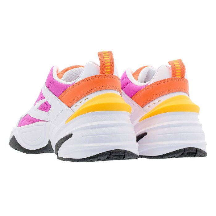 =CodE= NIKE W M2K TEKNO 復古皮革慢跑鞋(白桃紅橘) AO3108-104 老爹鞋 NEON 女