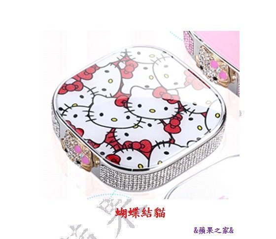 &蘋果之家&現貨-浪漫、高雅、萌寵一生-Hello Kitty 鑲鑽行動電源12000mAh