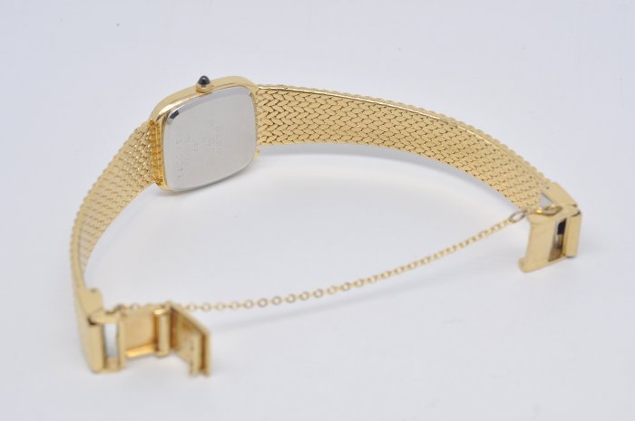 《寶萊精品》RADO 雷達表金黃方圓型石英女子錶