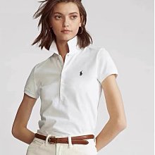 [P S] 三號五樓 全新正品 Ralph Lauren 女款 基本款 小馬 白色 短袖POLO衫(現貨售完) 可預購