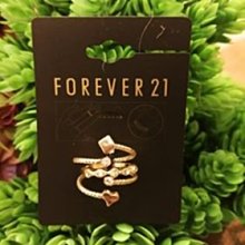 【FOREVER21】歐美品牌  氣質水鑽三件組戒指.現貨特價99元.竹北可面交.可超取