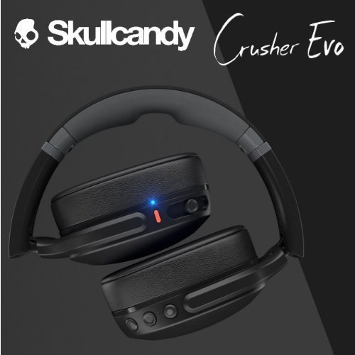 【愷威電子】 高雄耳機專賣 Skullcandy CRUSHER EVO 重低音 推薦 藍芽耳罩式耳機 (公司貨)