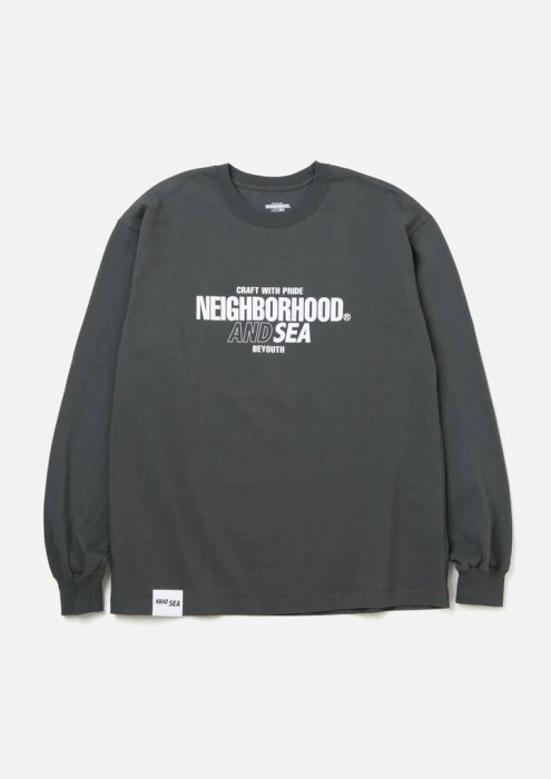 L NEIGHBORHOOD NH X WIND AND SEA L/S TEE-