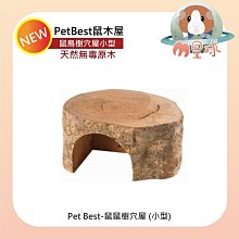 M星球 鼠木屋【PetBest】樹穴屋 鼠木窩 鼠窩 鼠玩具 倉鼠窩