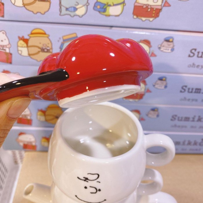 【Wenwens】日本 正版 現貨 SNOOPY 史努比 史奴比 陶瓷 茶壺 茶杯組