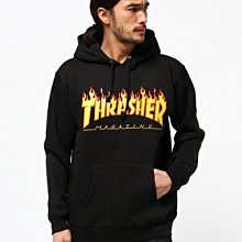 【HYDRA】Thrasher Flame Hooded 日本限定 帽T 黃火焰 黑 白 紫火焰 街頭 滑板 M L