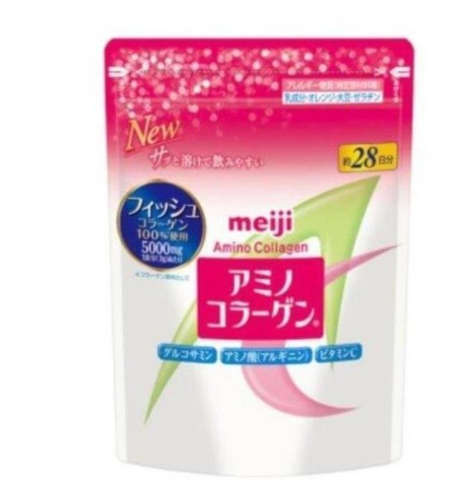 熱銷 買3送1 買5送2 日本 Meiji 明治 膠原蛋白粉補充包28日份  滿300元出貨