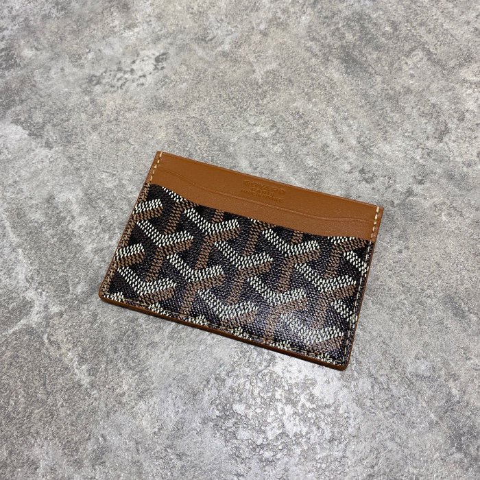 Goyard 卡夾 黑配咖(售出)、深藍《精品女王全新&二手》