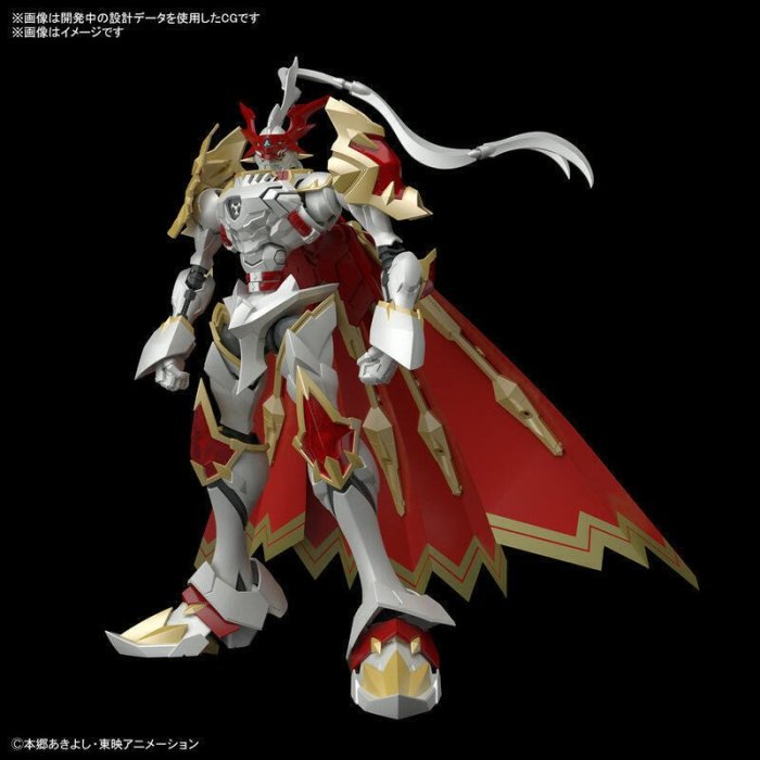 賈克魔玩具 現貨 BANDAI Figure-rise Standard 數碼寶貝 紅蓮騎士獸 增幅版 5061669