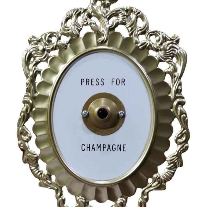 爆款亞馬遜Press For Champagne Button歐式復古香檳工藝品無功能