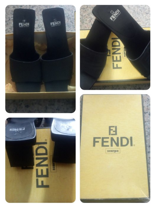 保證真品// 知名品牌{ FENDI }芬蒂 涼爽鞋 根鞋