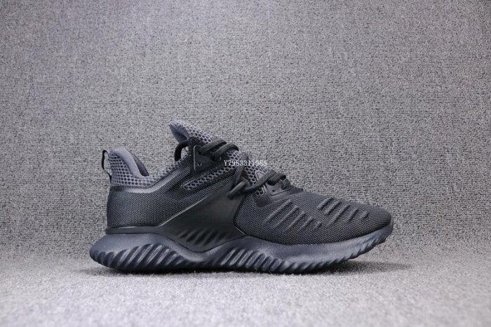 Adidas Alpha Bounce 2M 黑色 百搭 休閒運動慢跑鞋 男鞋 BB7568