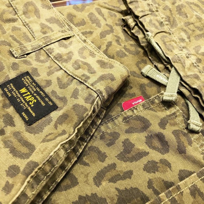 希望商店】WTAPS JUNGLE STOCK 12AW 非目錄款豹紋水洗軍褲| Yahoo奇摩拍賣