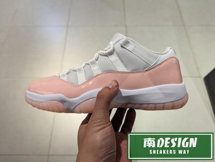 南🔥2024 5月 NIKE Air Jordan 11 Retro Low 復刻 籃球 女款 白粉AH7860-160