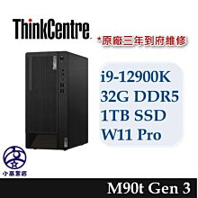 M90t 桌機 i9-12900K 32G 1TB SSD Win11P Lenovo ThinkCentre Wi-Fi 6 500W小高黑店