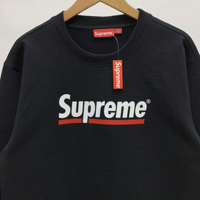 激安単価で Supreme supreme underline crewneck Underline メンズ