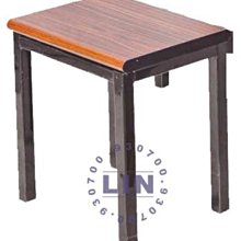 【品特優家具倉儲】P254-04餐椅單人鐵管凳檯面烤黑腳