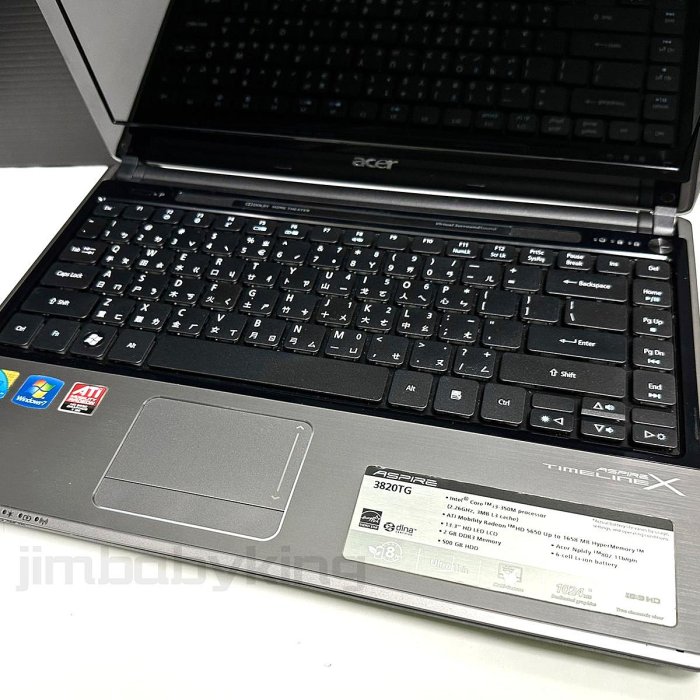 品相極佳 宏碁 acer Aspire TimelineX 3820TG 13吋 筆電 4G 512G SSD i3 文書 輕薄筆電 高雄可面交