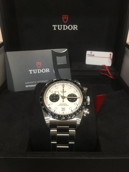 *「已售出」*～「全新現貨」帝舵 Tudor Black Bay 2021年最新79360N白熊貓面盤全鋼帶錶款