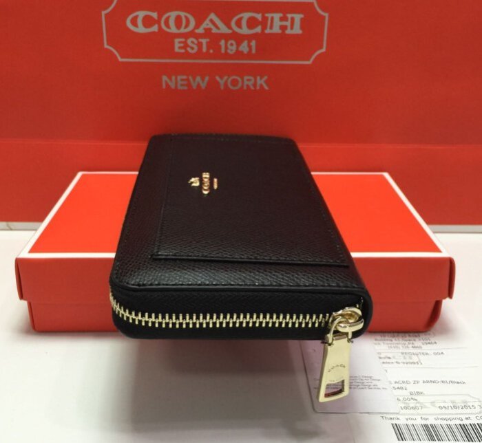 【全球精品代購鋪】COACH 52648 清倉促銷 馬車logo長夾 氣質款女錢包 美國代購Outlet 專場 可團購