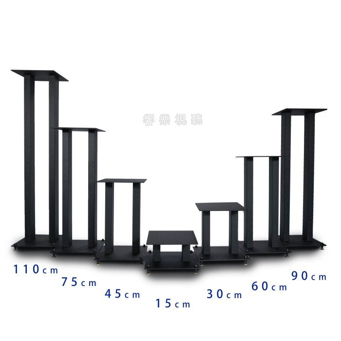 【響樂視聽】HI-FI喇叭腳架雙管造型110公分*有效提升音質的純淨度*喇叭架 後環繞 音箱
