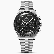 OMEGA 31030425001001 歐米茄 手錶 機械錶 42mm 登月錶 黑色面盤 鋼錶帶