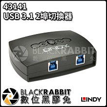 數位黑膠兔【 林帝 43141 USB 3.1 2埠 切換器 】免安裝 隨插即用 熱插拔 USB供電