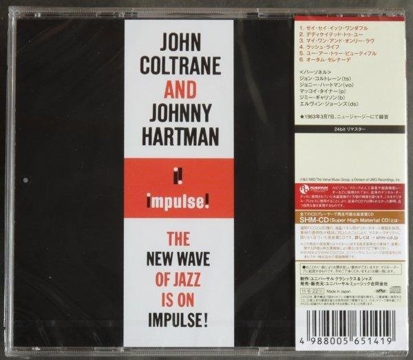 強尼哈特曼與約翰柯川(日本高音質SHM-CD)Johnny Hartman & John Coltrane