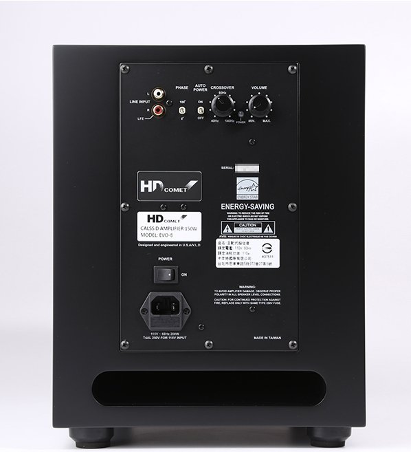 HD COMET EV0-10 主動式超重低音 喇叭 新店音響
