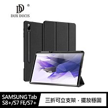 【特價】免運費 DUX DUCIS SAMSUNG Tab S8+ /S7+ DOMO 筆槽防摔皮套 支架可立