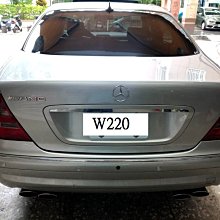 新店【阿勇的店】S320 S350 W220 倒車雷達 3500元完工價/保固一年 W220 倒車雷達 4眼崁入式