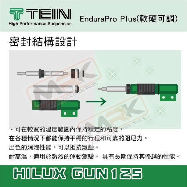 ||MyRack|| 【TEIN】EnduraPro PIUS 軟硬可調 避震器套件 HUILX VSTC4-B1MS2