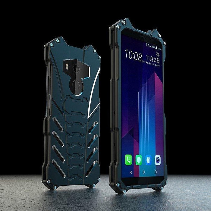 新款推薦 【R-just】適用於華爲P40 Pro HTC U11 Plus 小米10 小米10 Pro鋁合金蝙蝠俠金屬