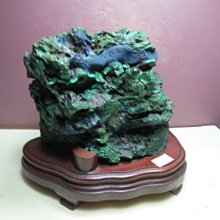 【競標網】漂亮純天然藍銅原礦3.65公斤(贈座)(網路特價品、原價5000元)限量一件