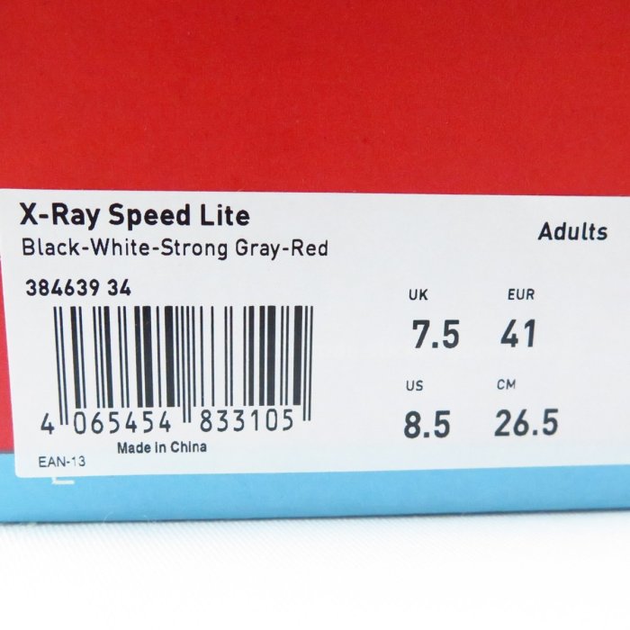 PUMA X-Ray Speed Lite 男休閒鞋 38463934 黑灰紅白【iSport愛運動】